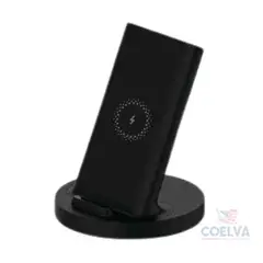 XIAOMI - Mi QI 20W Vertical Cargador Inalámbrico de carga rápida Negro