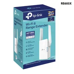 TP LINK - TP-LINK EXTENSOR AX1800, 2 ANTENAS EXT, 1 PUERTO GB (RE605X)