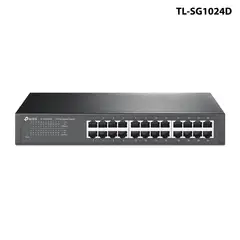 TP LINK - TP-LINK SWITCH 24P GB MBPS RACK 13 METAL TL-SG1024D