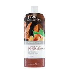 AVON - Shampoo Chocolate y Castaña De Brasil 750ml Senses