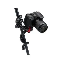 PREMIUM - Trípode Flexible Negro Para Cámara Adaptador Para Celular