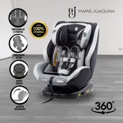 EBABY - Silla de Auto Giratorio «RUPAL ISOFIX» Black
