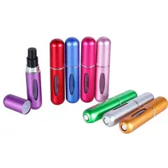 GENERICO - Atomizador dispensador de perfume portátil recargable viaje