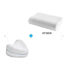 GENERICO - Pack Almohada Memory Pillow Pierna Ergonómica