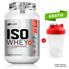 UNIVERSE NUTRITION - PROTEÍNA ISOLATADA ISO WHEY DE 1.1 KG VAINILLA MÁS SHAKER