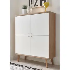 VENTITAS HOME - Aparador Organizador Anetra Ventitas Perú Duna y Blanco