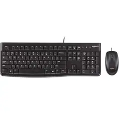 LOGITECH - KIT TECLADO MOUSE MK120 USB SP BLACK