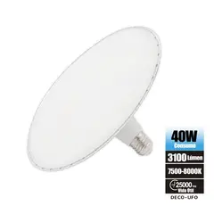 OPALUX - Luminaria Ovni Desmontable luz blanca 40W OP-UF75-40WB
