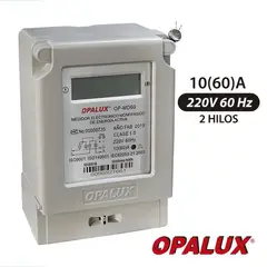 OPALUX - Medidor de Energia Monofasico Digital 220V OP-MD60