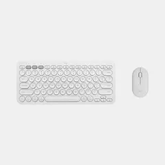 LOGITECH - TECLADO K380 SPANISH MOUSE PEBBLE M350 WHITE BT