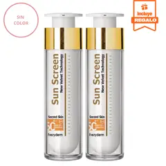 FREZYDERM - Duo Fotoprotector Sun Screen Velvet Face sin color