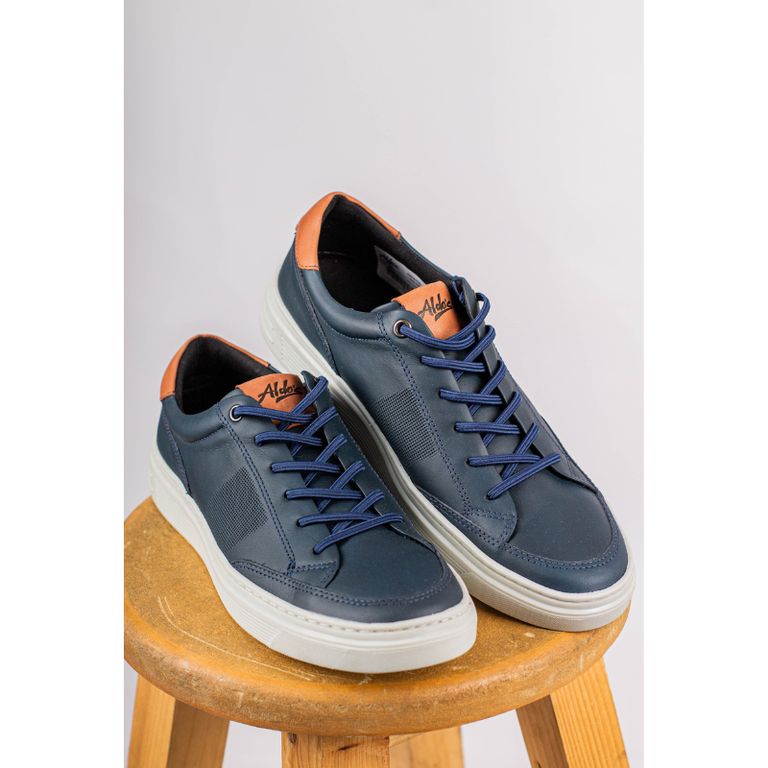 0119025003-ZAPATILLA CUERO SPORT ELEGANTE DE EDICIÓN LIMITADA