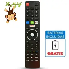GENERICO - Control Remoto Hyundai Smart tv Grande Con Netflix directo Pilas