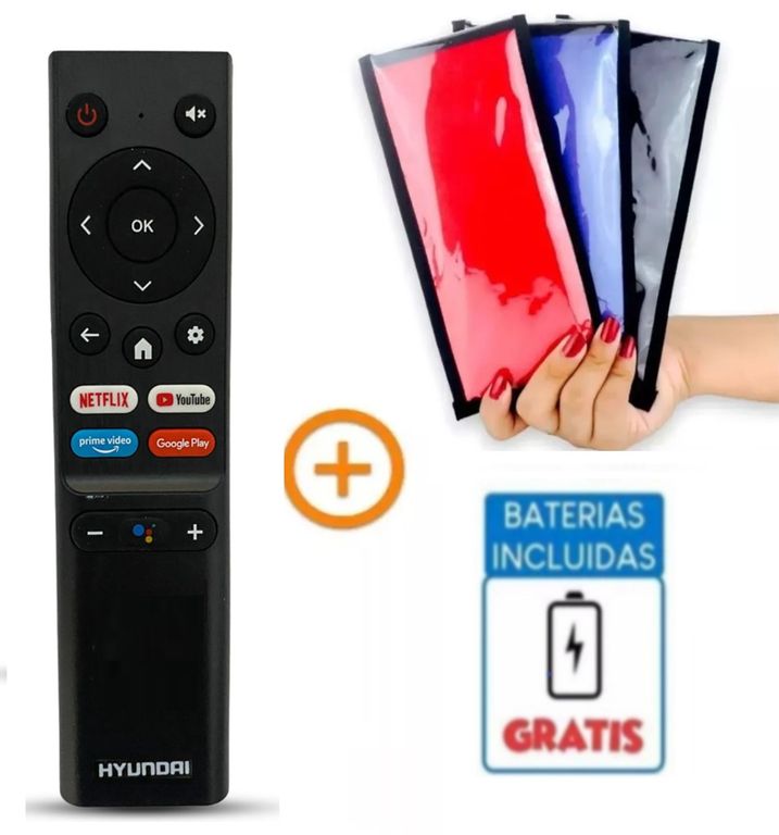 Control Remoto Hyundai Smart tv 2022 Nueva Version + Funda