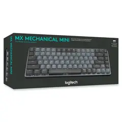 LOGITECH - TECLADO MX MECHANICAL MINI WIRELESSBT ILUMINATED BLACK SP