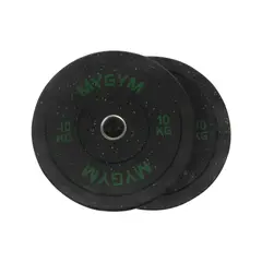 MYGYM HOME EQUIPMENT - Disco Olímpico Crossfit 10 KG Unidad