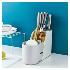 GENERICO - Porta cubiertos retractil con porta cuchillos y utensilios