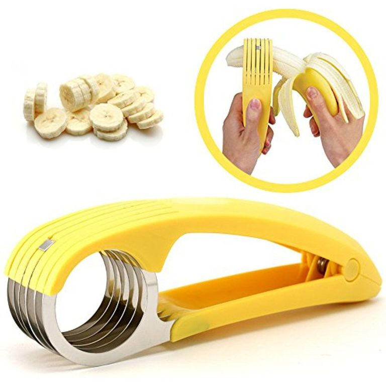 X 5 Cortador Rebanador de Platano Banana Util y Practico