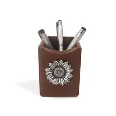 ARGENTARIA - Porta Lapicero Girasol - Plaqué y Madera