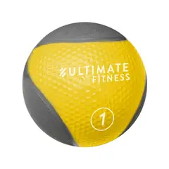 ULTIMATE FITNESS - Balón Medicinal con Rebote Pro 1 Kg