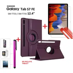 GENERICO - Funda Mica Lapiz para Samsung Tab S7 Fe 124 SM-T730 Case 360°
