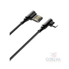 LDNIO - LS422 de USB a Tipo C Cable Data y Carga de 2m con conector 90°