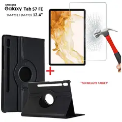 GENERICO - Funda Case 306° Mica de Vidrio para Samsung Tab S7 Fe 124 SM-T730
