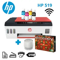 HP - IMPRESORA MULTIFUNCIONAL SMART TANK 519 INALAMBRICA WIFI