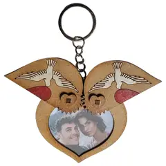 GENERICO - Llavero Corazón Porta-Foto