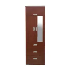 GENERICO - ROPERO 2 PUERTAS COLOR CEDRO