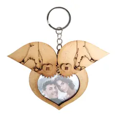 GENERICO - Llavero Corazón Porta-Foto