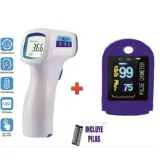 GENERICO - PACK OXIMETRO TERMOMETRO INFRARROJO