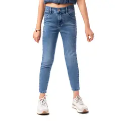 PIONIER - Pantalon Moda Denim Stretch Linna Niña