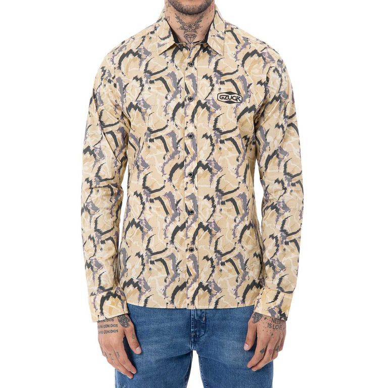 Camisa Moda Popelina Stretch Moxvek Hombre