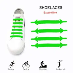 GENERICO - PASADOR DE SILICONA PARA ZAPATILLAS Pac12 unidades color entero ó mix