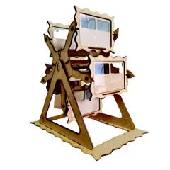 GYPSYZONE - Rueda de Chicago MDF Natural 3mm 25x375x39