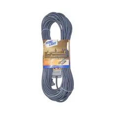 HOME LIGHT - Extensión Eléctrica Vulcanizado 20 Metros x 4 Tomas GRIS