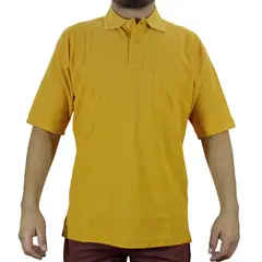 GENERICO - Polo Camisero Para Hombre - Mostaza