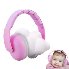 GENERICO - Audífonos Antiruido BEBÉS 3-24 meses Orejeras Antiruido Rosa Gris - ONH