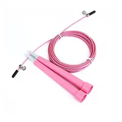 GENERICO - Soga de Saltar de Acero velocidad Speed Jump Rope Rosado