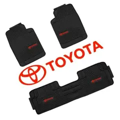 GENERICO - Pisos TOYOTA para Autos y Camionetas 3piezas