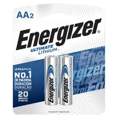 ENERGIZER - Pilas de Litio Aa 02 pilas.
