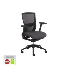 NIHM - Silla de Oficina Ergonómica Nihmo 6 Negro