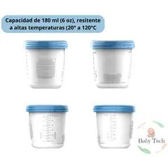 GENERICO - Vasos almacenadores de leche materna Unidad