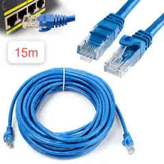OEM - Cable Internet Red 15m Adaptador Rj45 CAT6 Ethernet UTP LAN Testeado