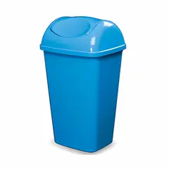 MIX SAFETY TECNOLOGIA A CARGO DE TU PROTECCION Y BIENESTAR - PAPELERA PLASTICO CELESTE 18