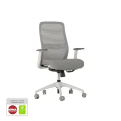 NIHM - Silla De Oficina Ergonómica Giratoria Nihmo 3 New Operativa Blanco