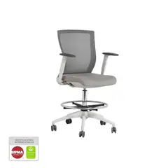 NIHM - Silla De Oficina Ergonómica Nihmo 6 New Light Bar Blanco