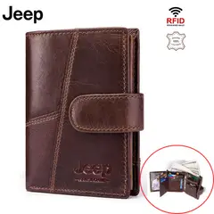 GENERICO - Billetera J-Kavis de Cuero Vacuno KA061 De 3 Cuerpos