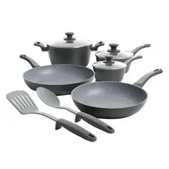 OSTER - Juego de Ollas Bastone 10 piezas Aluminio Forjado